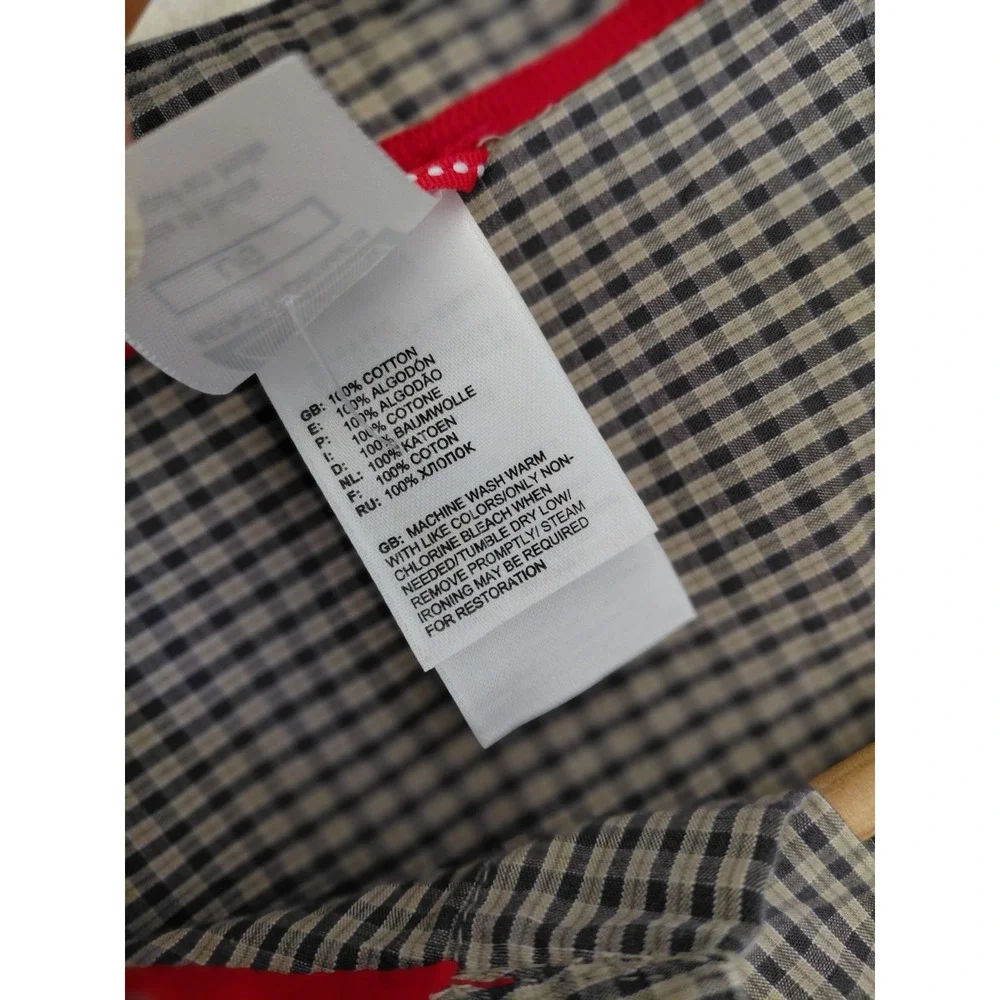 The North Face Long Sleeve Button-Up Collared Pocket Plaid Shirt Size L‎